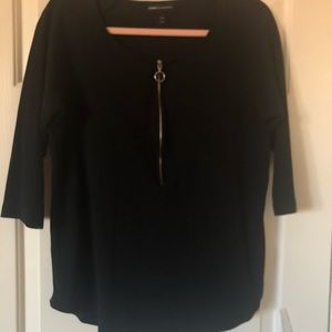 Lane Bryant zip up sweater
